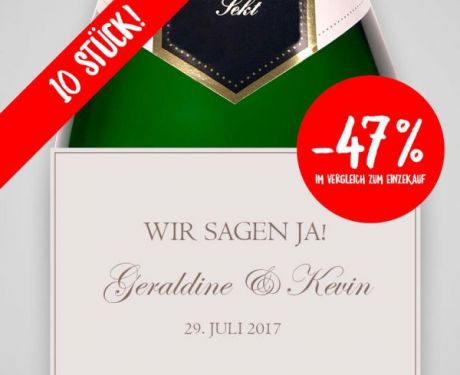 Sekt Hochzeit 2